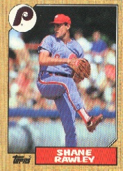 1987 Topps Baseball Cards      771     Shane Rawley